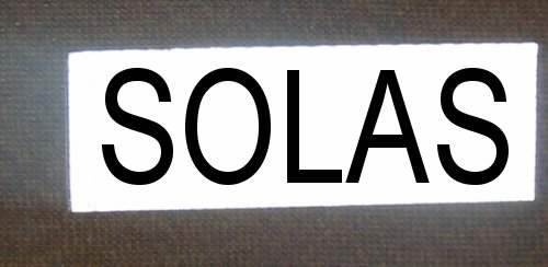 Reflective SOLAS grade tape 2 x 18 inch solas-reflective/solas-grade-6750-i-fulll-flash.JPG